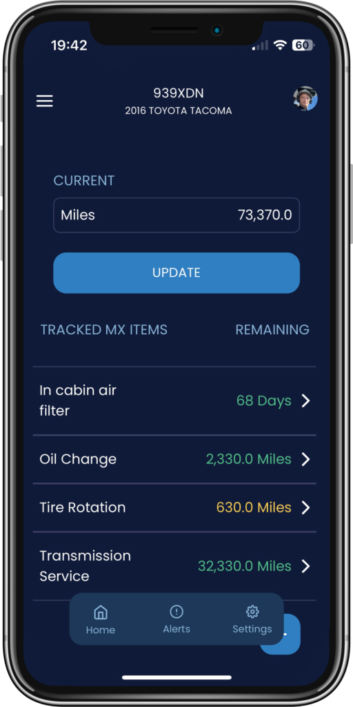 Proactive Maintenance Alerts